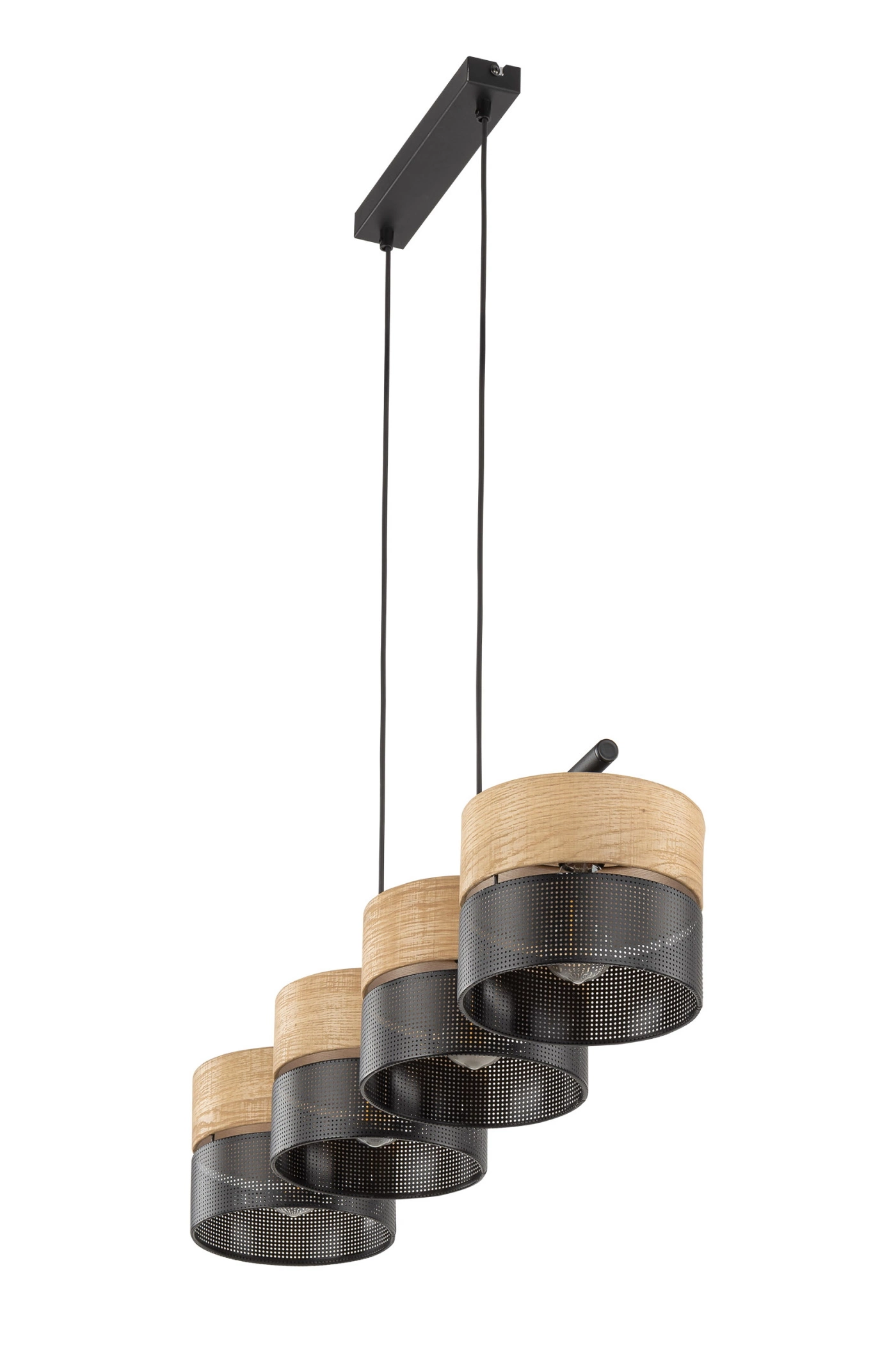   
                        
                        Люстра TK LIGHTING (Польща) 57062    
                         у стилі Кантрі, Скандинавський.  
                        Тип джерела світла: світлодіодна лампа, змінна.                         Форма: Прямокутник.                         Кольори плафонів і підвісок: Чорний, Коричневий.                         Матеріал: Метал, Дерево.                          фото 7