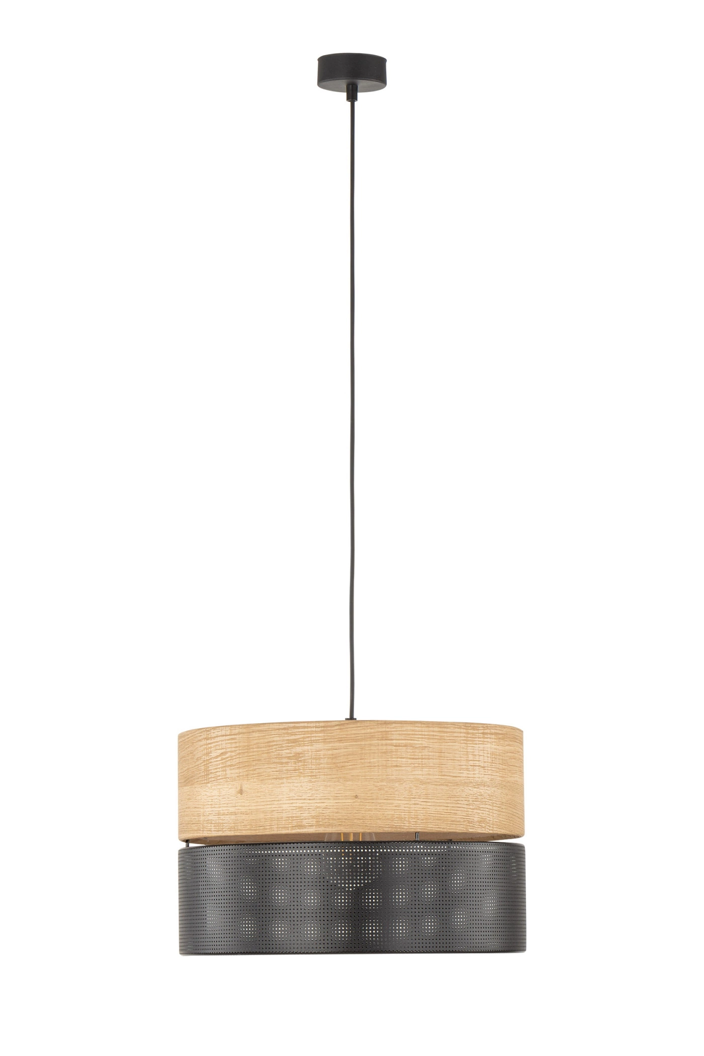   
                        
                        Люстра TK LIGHTING (Польща) 57071    
                         У стилі Кантрі, Скандинавський.  
                        Тип джерела світла: світлодіодна лампа, змінна.                         Форма: Циліндр.                         Кольори плафонів і підвісок: Чорний, Коричневий.                         Матеріал: Метал, Дерево.                          фото 2