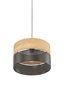   
                        
                        Люстра TK LIGHTING (Польща) 57071    
                         У стилі Кантрі, Скандинавський.  
                        Тип джерела світла: світлодіодна лампа, змінна.                         Форма: Циліндр.                         Кольори плафонів і підвісок: Чорний, Коричневий.                         Матеріал: Метал, Дерево.                          фото 4