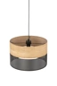   
                        
                        Люстра TK LIGHTING (Польща) 57071    
                         У стилі Кантрі, Скандинавський.  
                        Тип джерела світла: світлодіодна лампа, змінна.                         Форма: Циліндр.                         Кольори плафонів і підвісок: Чорний, Коричневий.                         Матеріал: Метал, Дерево.                          фото 5