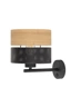   
                        
                        Бра TK LIGHTING (Польша) 57080    
                         В стиле Кантри, Скандинавский.  
                        Тип источника света: светодиодная лампа, сменная.                                                 Цвета плафонов и подвесок: Черный, Коричневый.                         Материал: Металл, Дерево.                          фото 4