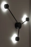   
                        
                        Бра TK LIGHTING (Польща) 57130    
                         у стилі Хай-тек.  
                        Тип джерела світла: світлодіодна лампа, змінна.                                                 Кольори плафонів і підвісок: Чорний.                         Матеріал: Метал.                          фото 6