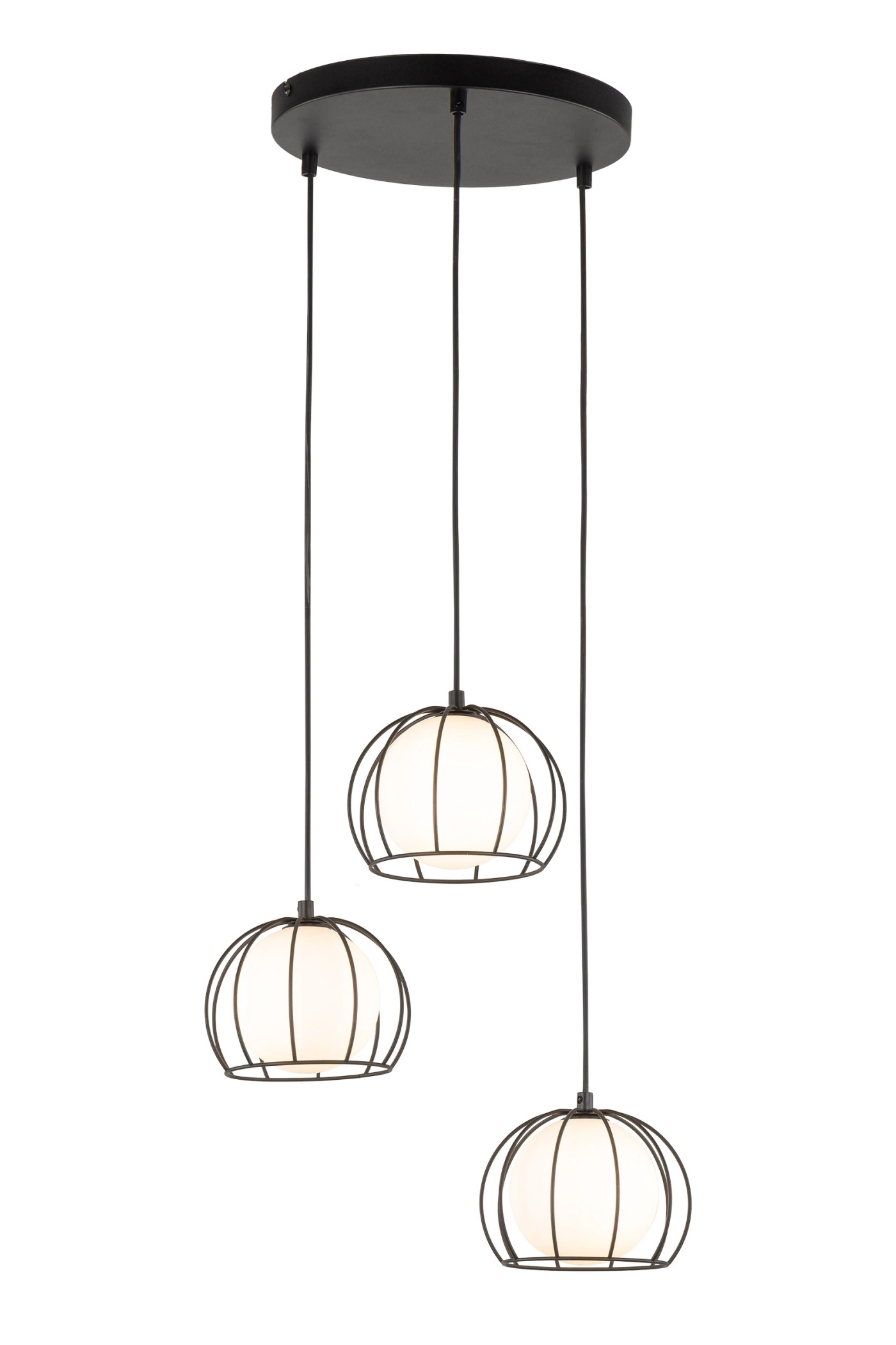   
                        
                        Люстра TK LIGHTING (Польща) 57133    
                         У стилі Модерн, Лофт.  
                        Тип джерела світла: світлодіодна лампа, змінна.                         Форма: Коло.                         Кольори плафонів і підвісок: Білий, Чорний.                         Матеріал: Скло, Метал.                          фото 2