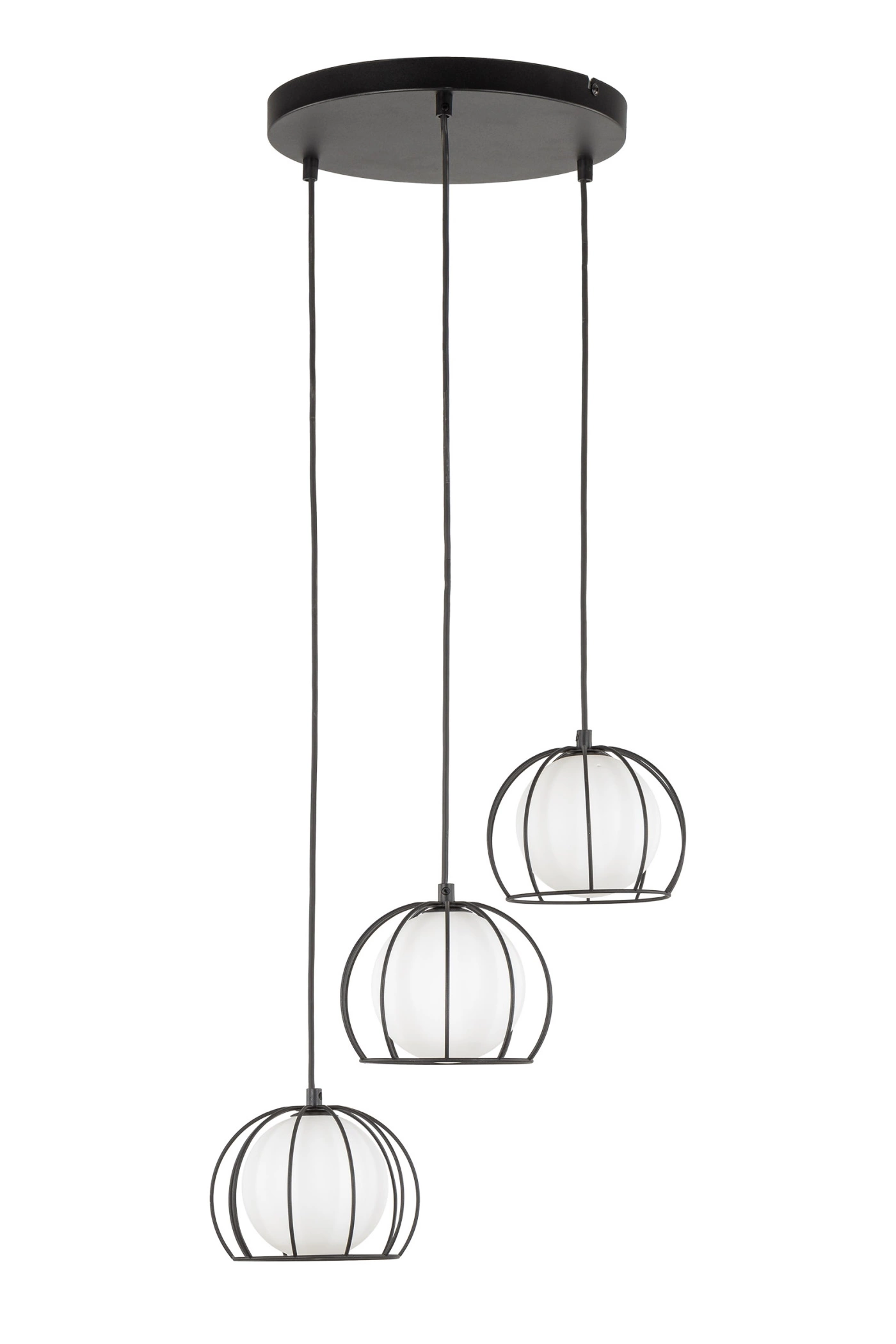   
                        
                        Люстра TK LIGHTING (Польща) 57133    
                         У стилі Модерн, Лофт.  
                        Тип джерела світла: світлодіодна лампа, змінна.                         Форма: Коло.                         Кольори плафонів і підвісок: Білий, Чорний.                         Матеріал: Скло, Метал.                          фото 4