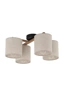   
                        
                        Люстра TK LIGHTING (Польша) 57146    
                         В стиле Скандинавский, Прованс, Модерн.  
                        Тип источника света: светодиодная лампа, сменная.                         Форма: Круг.                         Цвета плафонов и подвесок: Бежевый.                         Материал: Ткань.                          фото 3