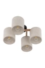   
                        
                        Люстра TK LIGHTING (Польша) 57146    
                         В стиле Скандинавский, Прованс, Модерн.  
                        Тип источника света: светодиодная лампа, сменная.                         Форма: Круг.                         Цвета плафонов и подвесок: Бежевый.                         Материал: Ткань.                          фото 4