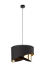   
                        
                        Люстра TK LIGHTING (Польща) 57153    
                         У стилі Лофт, Модерн.  
                        Тип джерела світла: світлодіодна лампа, змінна.                         Форма: Циліндр.                         Кольори плафонів і підвісок: Чорний, Золото.                         Матеріал: Тканина, Пластик.                          фото 3