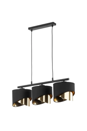   
                        
                        Люстра TK LIGHTING (Польша) 57157    
                         в стиле Лофт, Модерн.  
                        Тип источника света: светодиодная лампа, сменная.                         Форма: Прямоугольник.                         Цвета плафонов и подвесок: Черный, Золото.                         Материал: Ткань, Пластик.                          фото 1