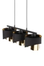   
                        
                        Люстра TK LIGHTING (Польща) 57157    
                         У стилі Лофт, Модерн.  
                        Тип джерела світла: світлодіодна лампа, змінна.                         Форма: Прямокутник.                         Кольори плафонів і підвісок: Чорний, Золото.                         Матеріал: Тканина, Пластик.                          фото 3