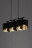  
                        
                        Люстра TK LIGHTING (Польща) 57157    
                         У стилі Лофт, Модерн.  
                        Тип джерела світла: світлодіодна лампа, змінна.                         Форма: Прямокутник.                         Кольори плафонів і підвісок: Чорний, Золото.                         Матеріал: Тканина, Пластик.                          фото 5