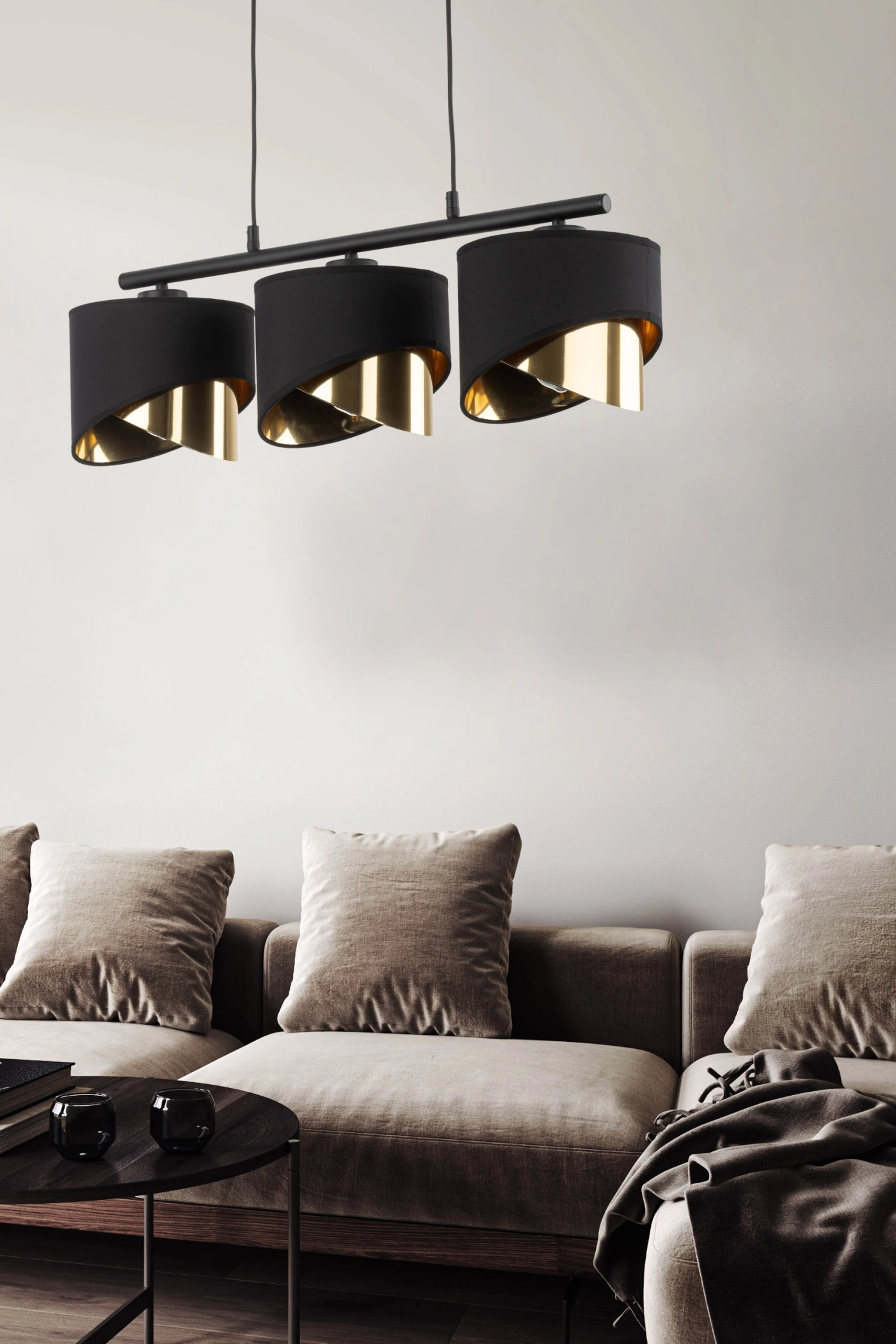   
                        
                        Люстра TK LIGHTING (Польща) 57157    
                         У стилі Лофт, Модерн.  
                        Тип джерела світла: світлодіодна лампа, змінна.                         Форма: Прямокутник.                         Кольори плафонів і підвісок: Чорний, Золото.                         Матеріал: Тканина, Пластик.                          фото 6