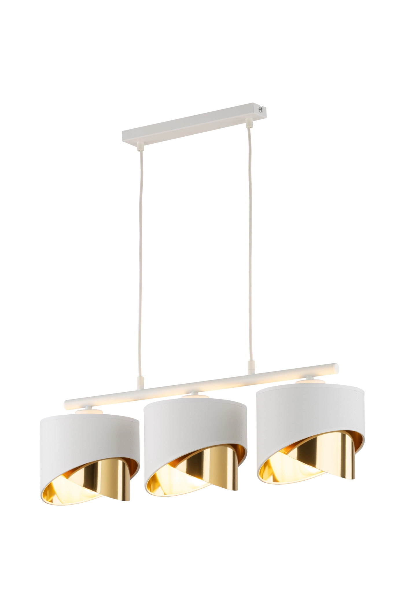   
                        
                        Люстра TK LIGHTING (Польша) 57158    
                         в стиле Модерн.  
                        Тип источника света: светодиодная лампа, сменная.                         Форма: Прямоугольник.                         Цвета плафонов и подвесок: Белый, Золото.                         Материал: Ткань, Пластик.                          фото 2