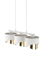   
                        
                        Люстра TK LIGHTING (Польща) 57158    
                         У стилі Модерн.  
                        Тип джерела світла: світлодіодна лампа, змінна.                         Форма: Прямокутник.                         Кольори плафонів і підвісок: Білий, Золото.                         Матеріал: Тканина, Пластик.                          фото 3