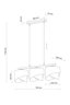   
                        
                        Люстра TK LIGHTING (Польща) 57158    
                         У стилі Модерн.  
                        Тип джерела світла: світлодіодна лампа, змінна.                         Форма: Прямокутник.                         Кольори плафонів і підвісок: Білий, Золото.                         Матеріал: Тканина, Пластик.                          фото 8
