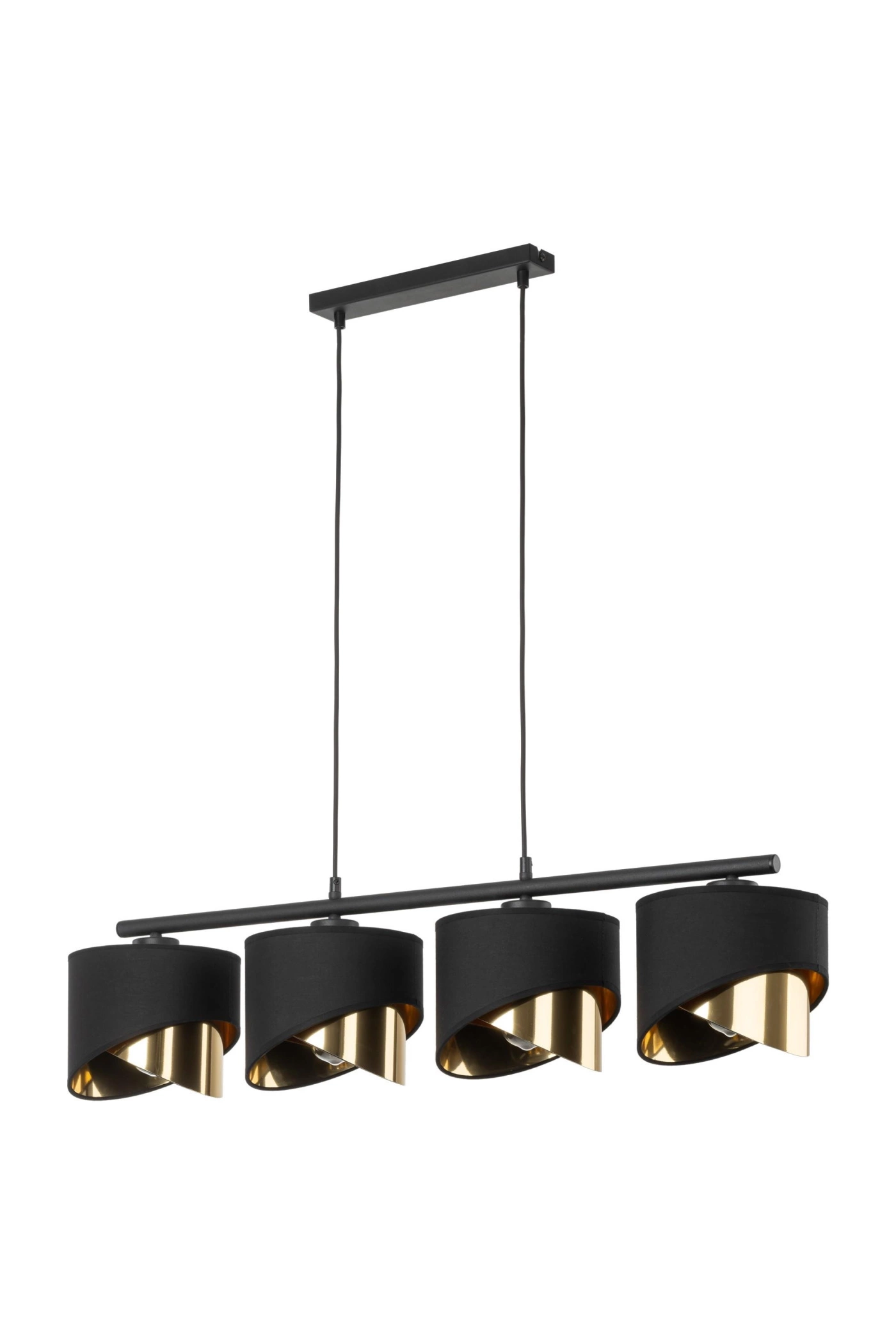   
                        
                        Люстра TK LIGHTING (Польша) 57159    
                         В стиле Лофт.  
                        Тип источника света: светодиодная лампа, сменная.                         Форма: Прямоугольник.                         Цвета плафонов и подвесок: Черный, Золото.                         Материал: Ткань, Пластик.                          фото 1