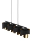   
                        
                        Люстра TK LIGHTING (Польша) 57159    
                         В стиле Лофт.  
                        Тип источника света: светодиодная лампа, сменная.                         Форма: Прямоугольник.                         Цвета плафонов и подвесок: Черный, Золото.                         Материал: Ткань, Пластик.                          фото 3