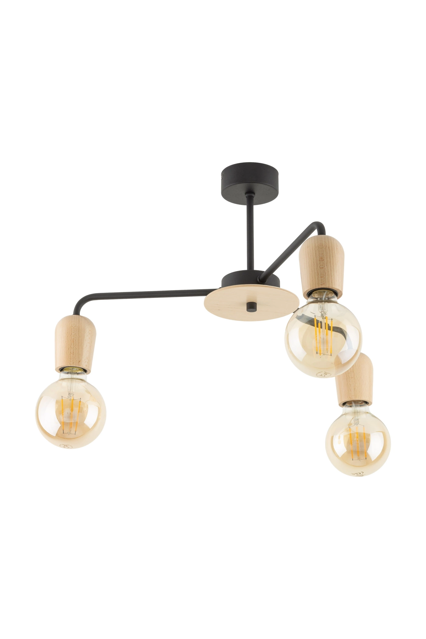   
                        
                        Люстра TK LIGHTING (Польща) 57185    
                         у стилі Кантрі, Скандинавський.  
                        Тип джерела світла: світлодіодна лампа, змінна.                         Форма: Коло.                                                                          фото 3