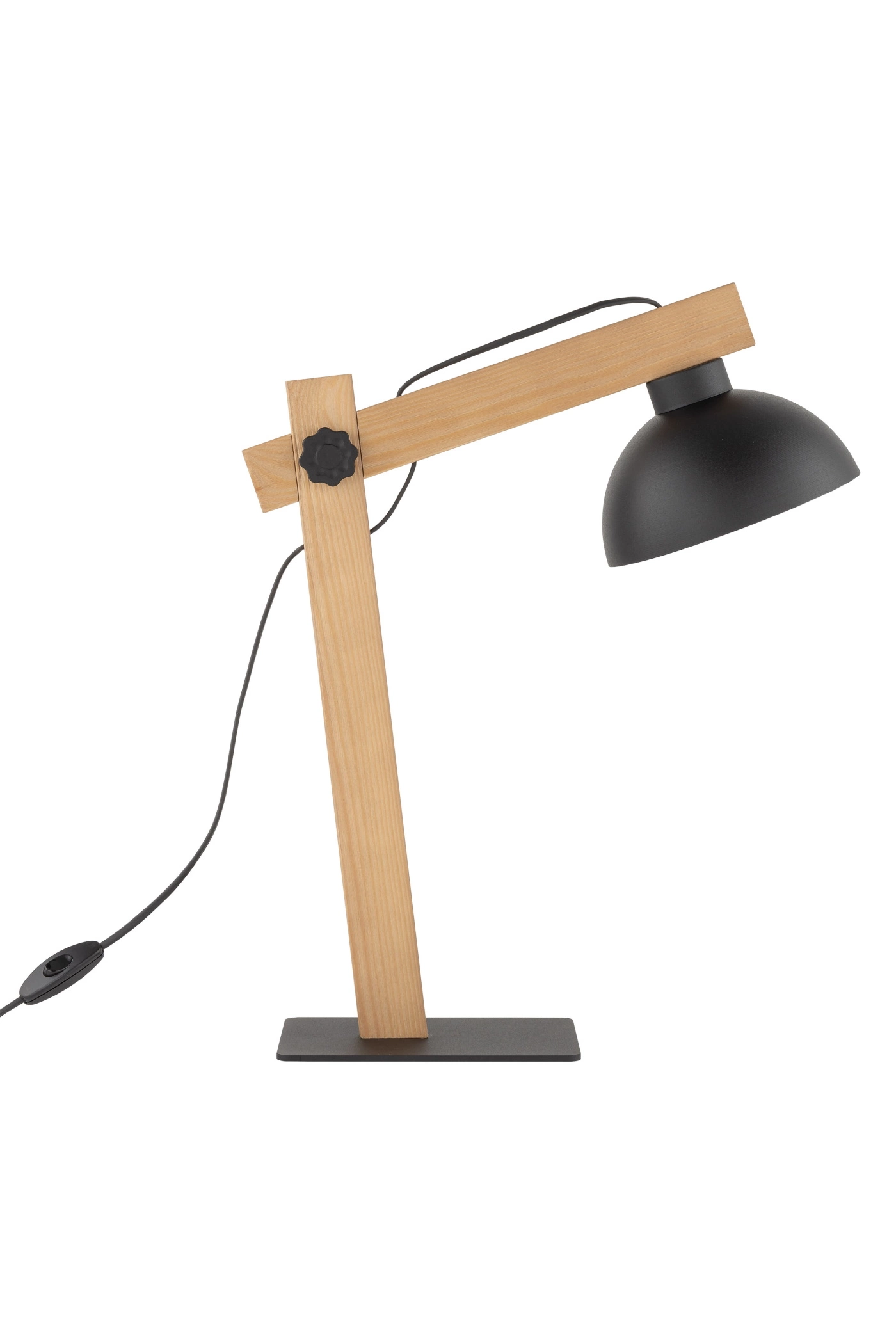   
                        
                        Настольная лампа TK LIGHTING (Польша) 57203    
                         в стиле Скандинавский, Кантри.  
                        Тип источника света: светодиодная лампа, сменная.                                                 Цвета плафонов и подвесок: Черный.                         Материал: Металл.                          фото 4