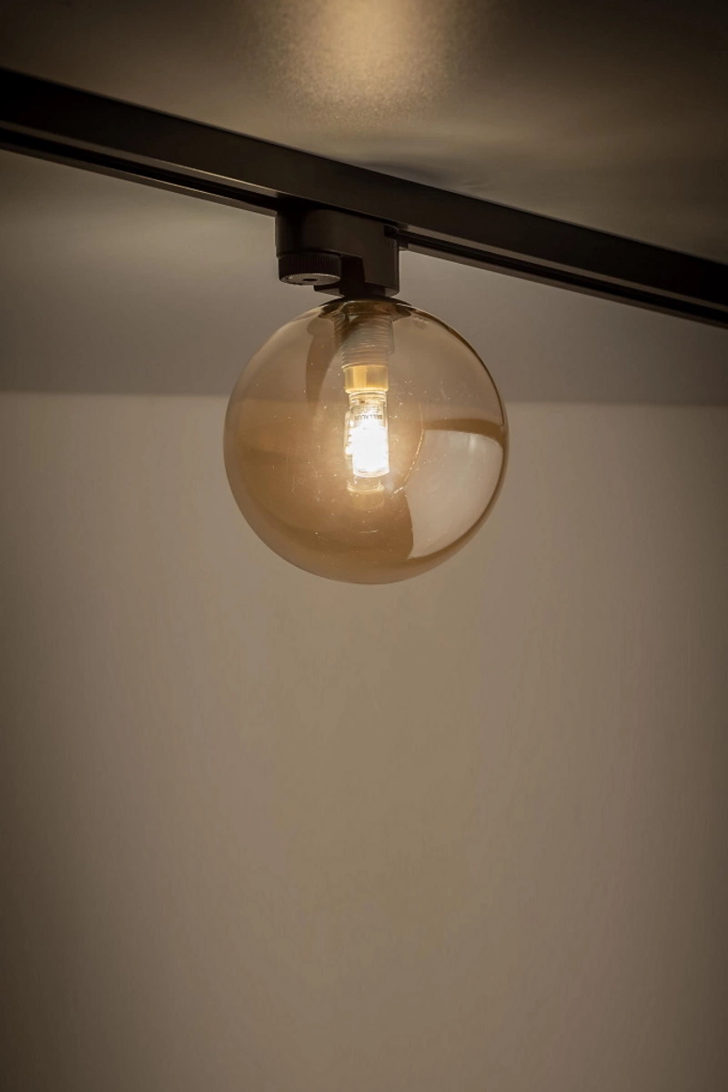   
                        
                        Трековий світильник TK LIGHTING (Польща) 57298    
                         у стилі Модерн.  
                        Тип джерела світла: світлодіодна лампа, змінна.                                                 Кольори плафонів і підвісок: Жовтий.                         Матеріал: Скло.                          фото 2