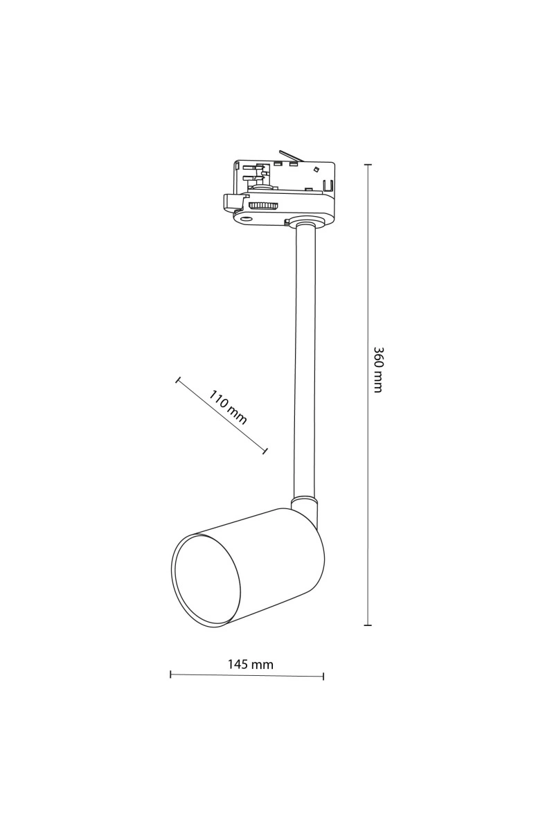   
                        
                        Трековий світильник TK LIGHTING (Польща) 57300    
                         У стилі Хай-тек.  
                        Тип джерела світла: світлодіодна лампа, змінна.                                                 Кольори плафонів і підвісок: Чорний.                         Матеріал: Метал.                          фото 2