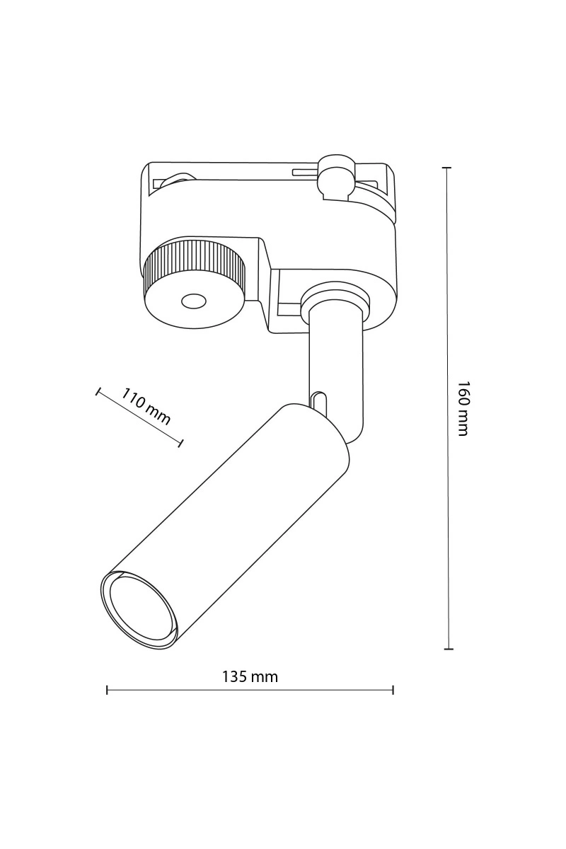   
                        
                        Трековый светильник TK LIGHTING (Польша) 57303    
                         в стиле Хай-тек.  
                        Тип источника света: светодиодная лампа, сменная.                                                 Цвета плафонов и подвесок: Черный.                         Материал: Металл.                          фото 3