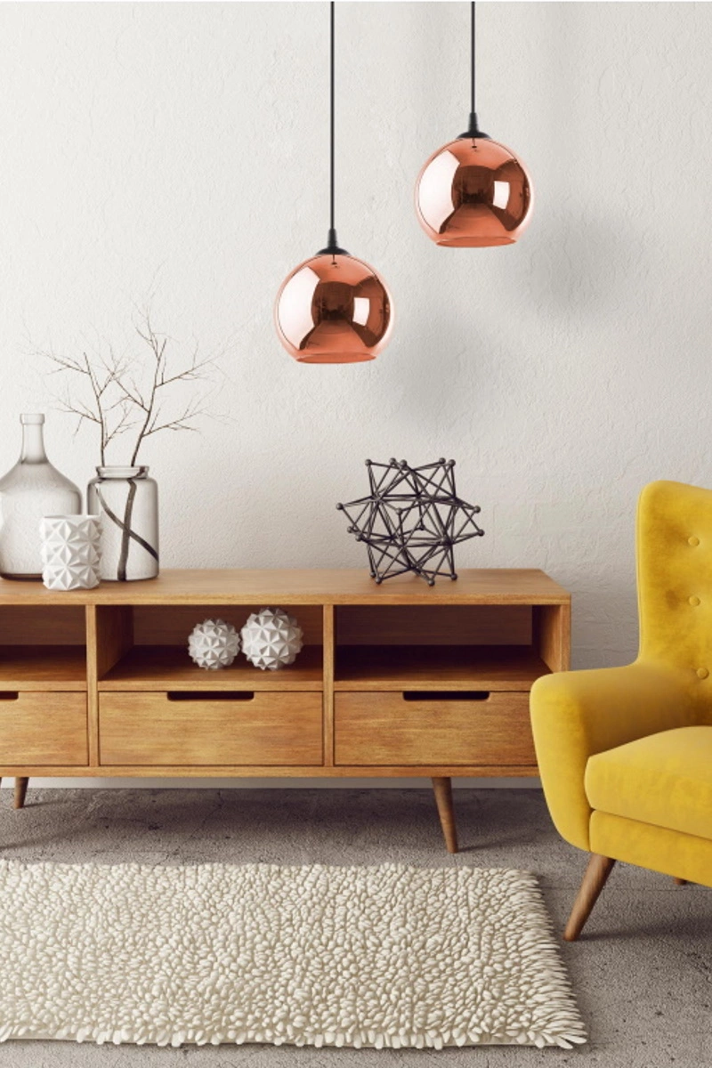   
                        
                        Люстра TK LIGHTING (Польща) 57306    
                         У стилі Лофт.  
                        Тип джерела світла: світлодіодна лампа, змінна.                         Форма: Куля.                         Кольори плафонів і підвісок: Мідь.                         Матеріал: Скло.                          фото 6