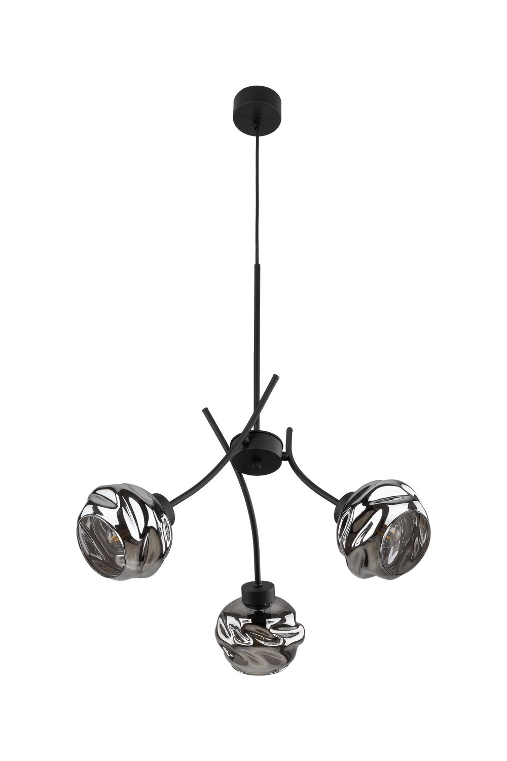   
                        
                        Люстра TK LIGHTING (Польша) 57309    
                         В стиле Хай-тек.  
                        Тип источника света: светодиодная лампа, сменная.                         Форма: Круг.                         Цвета плафонов и подвесок: Серый.                         Материал: Стекло.                          фото 3