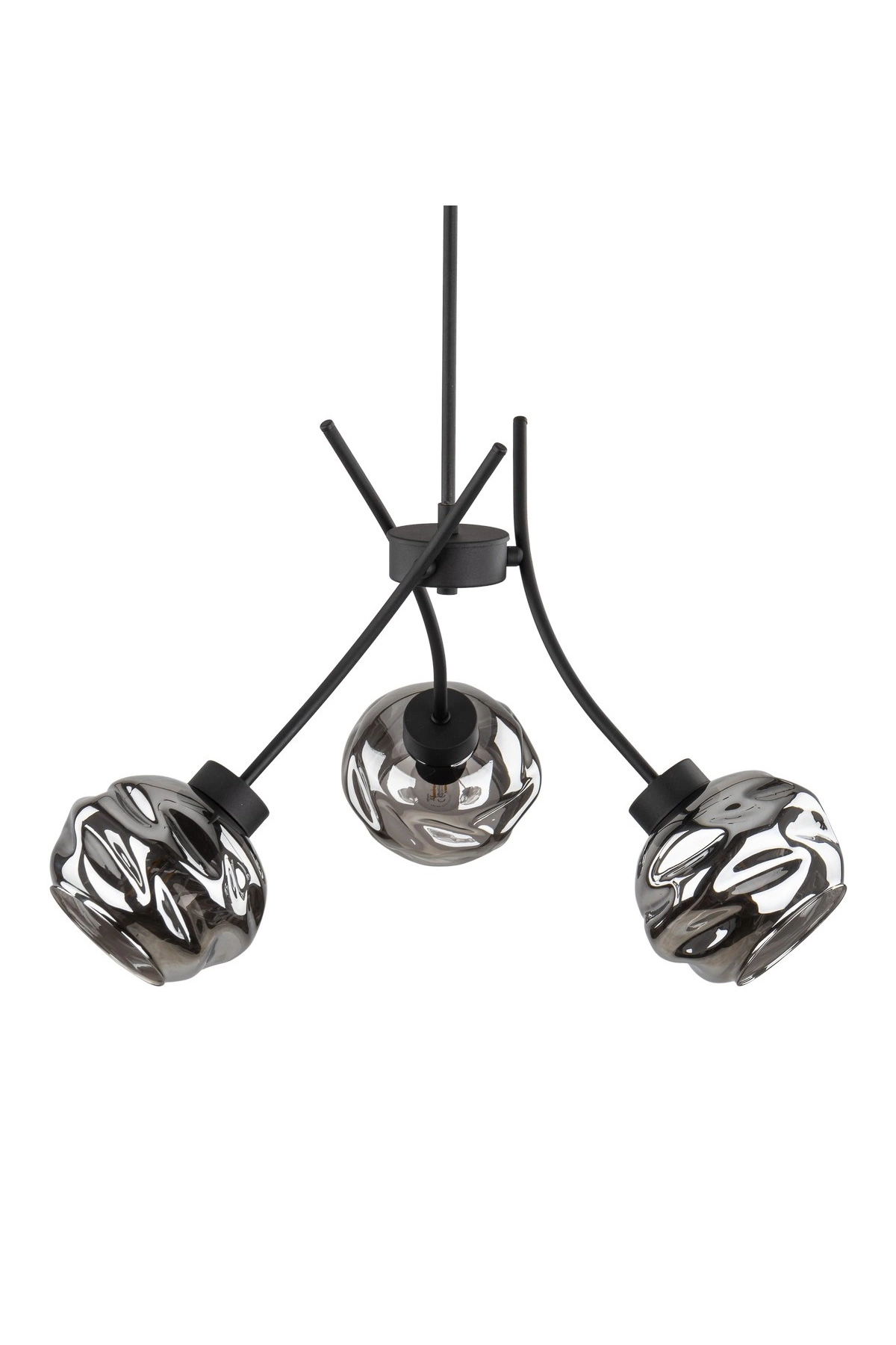   
                        
                        Люстра TK LIGHTING (Польща) 57309    
                         у стилі Хай-тек.  
                        Тип джерела світла: світлодіодна лампа, змінна.                         Форма: Коло.                         Кольори плафонів і підвісок: Сірий.                         Матеріал: Скло.                          фото 6