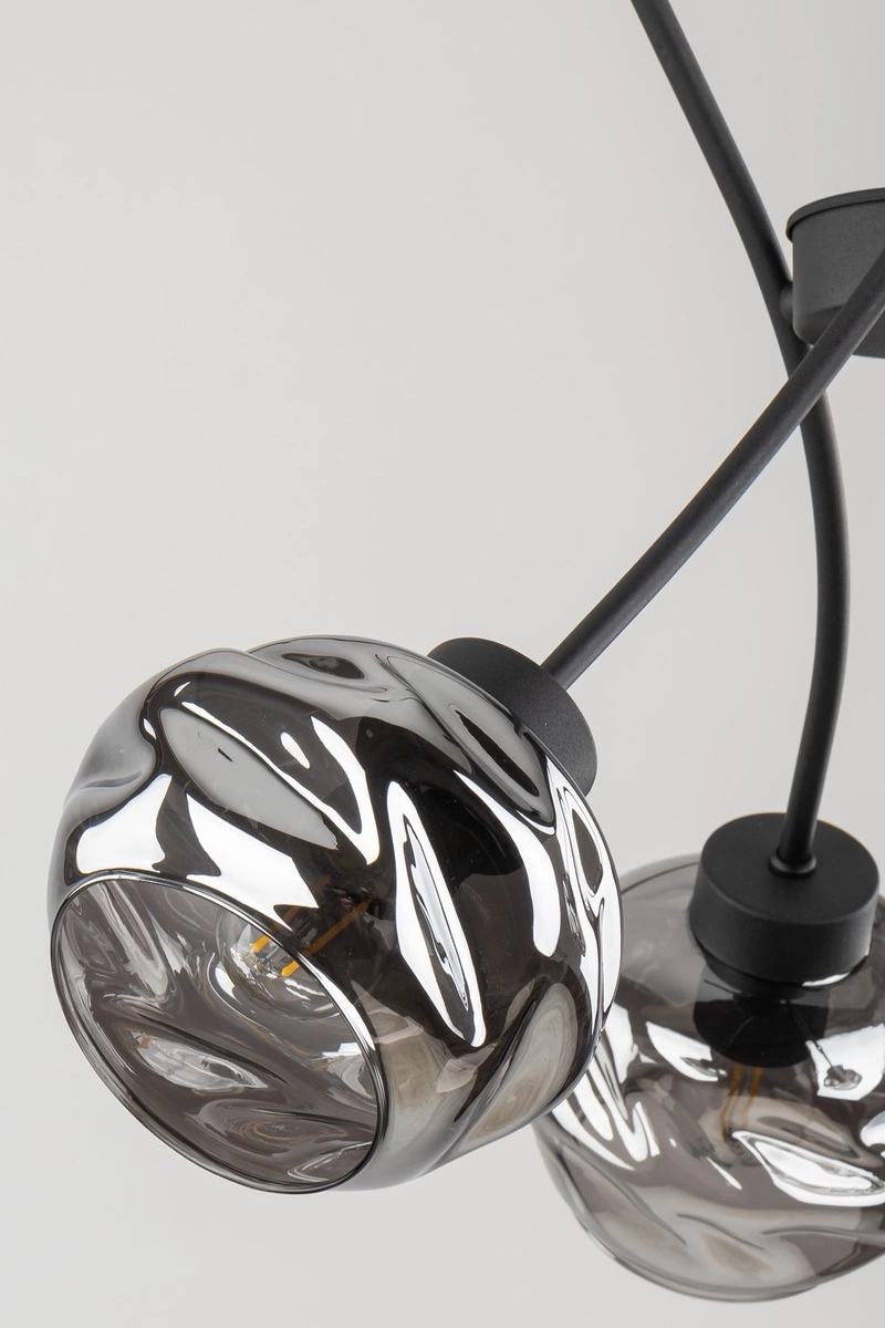   
                        
                        Люстра TK LIGHTING (Польша) 57309    
                         В стиле Хай-тек.  
                        Тип источника света: светодиодная лампа, сменная.                         Форма: Круг.                         Цвета плафонов и подвесок: Серый.                         Материал: Стекло.                          фото 7