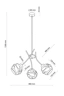   
                        
                        Люстра TK LIGHTING (Польша) 57309    
                         В стиле Хай-тек.  
                        Тип источника света: светодиодная лампа, сменная.                         Форма: Круг.                         Цвета плафонов и подвесок: Серый.                         Материал: Стекло.                          фото 10