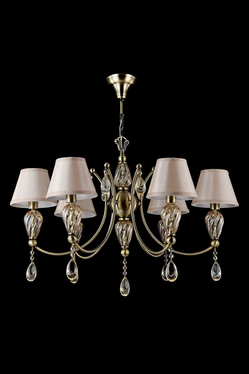   
                        
                        Люстра VASMAR (Украина) 57316    
                         В стиле Классика.  
                        Тип источника света: светодиодная лампа, сменная.                         Форма: Круг.                         Цвета плафонов и подвесок: Бежевый.                         Материал: Ткань, Стекло.                          фото 1