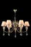   
                        
                        Люстра VASMAR (Украина) 57316    
                         В стиле Классика.  
                        Тип источника света: светодиодная лампа, сменная.                         Форма: Круг.                         Цвета плафонов и подвесок: Бежевый.                         Материал: Ткань, Стекло.                          фото 2