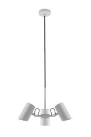   
                        
                        Люстра KANLUX (Польша) 57419    
                         в стиле Хай-тек.  
                        Тип источника света: светодиодная лампа, сменная.                         Форма: Круг.                         Цвета плафонов и подвесок: Белый.                         Материал: Сталь.                          фото 1