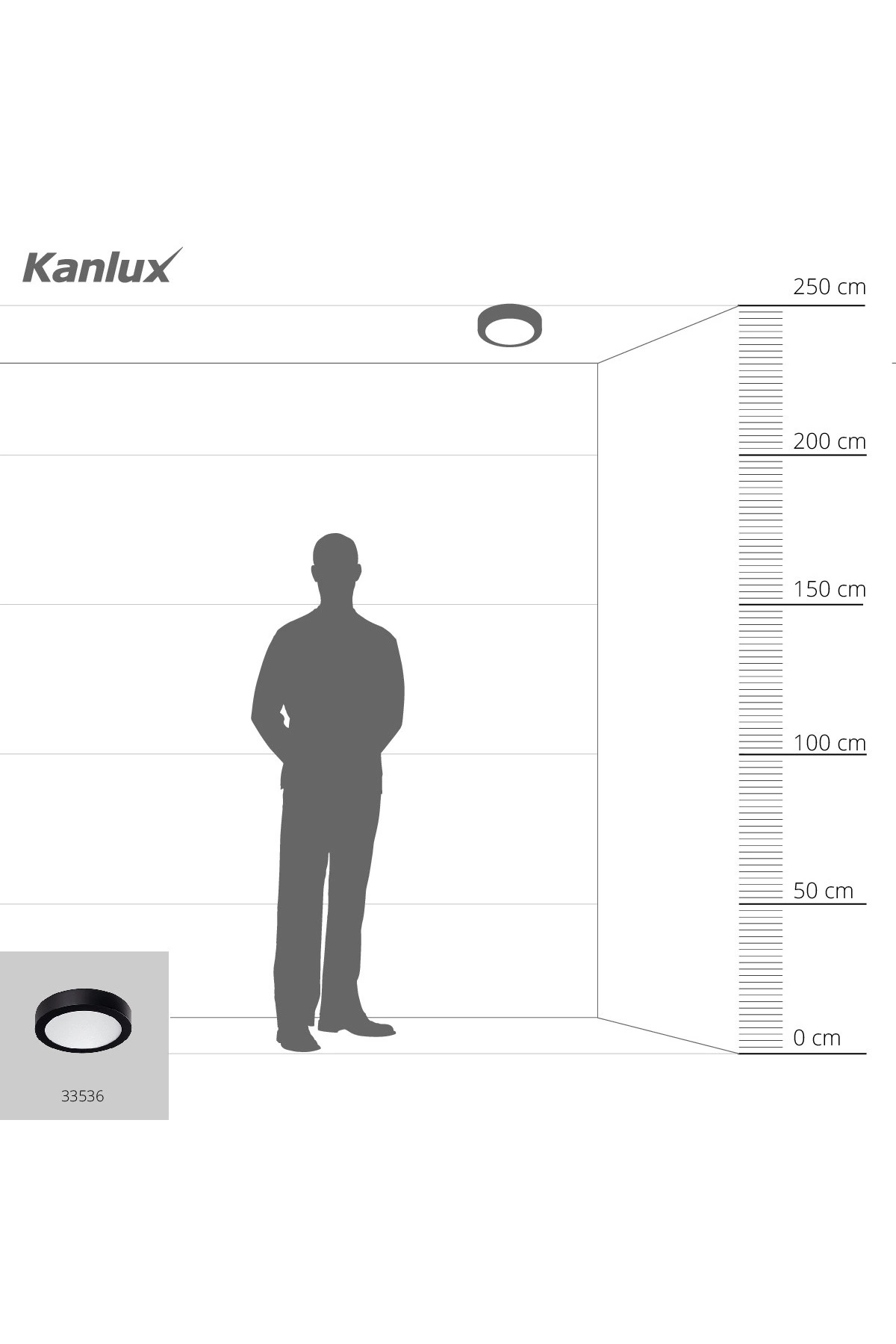   
                        
                        Світильник стельовий KANLUX (Польща) 57479    
                         У стилі Модерн.  
                        Тип джерела світла: вбудований led-модуль, незмінний.                         Форма: Коло.                         Кольори плафонів і підвісок: Чорний, Білий.                         Матеріал: Пластик.                          фото 4