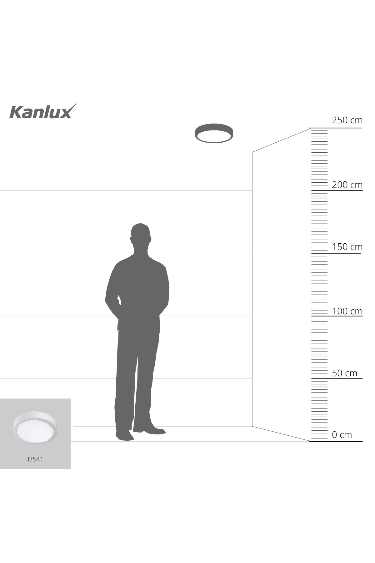   
                        
                        Світильник стельовий KANLUX (Польща) 57480    
                         у стилі Модерн.  
                        Тип джерела світла: вбудований led-модуль, незмінний.                         Форма: Коло.                         Кольори плафонів і підвісок: Білий.                         Матеріал: Пластик.                          фото 6