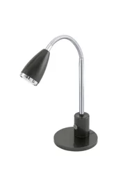   
                        
                        Настільна лампа EGLO (Австрія) 57985    
                         у стилі Хай-тек.  
                        Тип джерела світла: світлодіодна лампа, змінна.                                                 Кольори плафонів і підвісок: Чорний.                         Матеріал: Сталь.                          фото 1