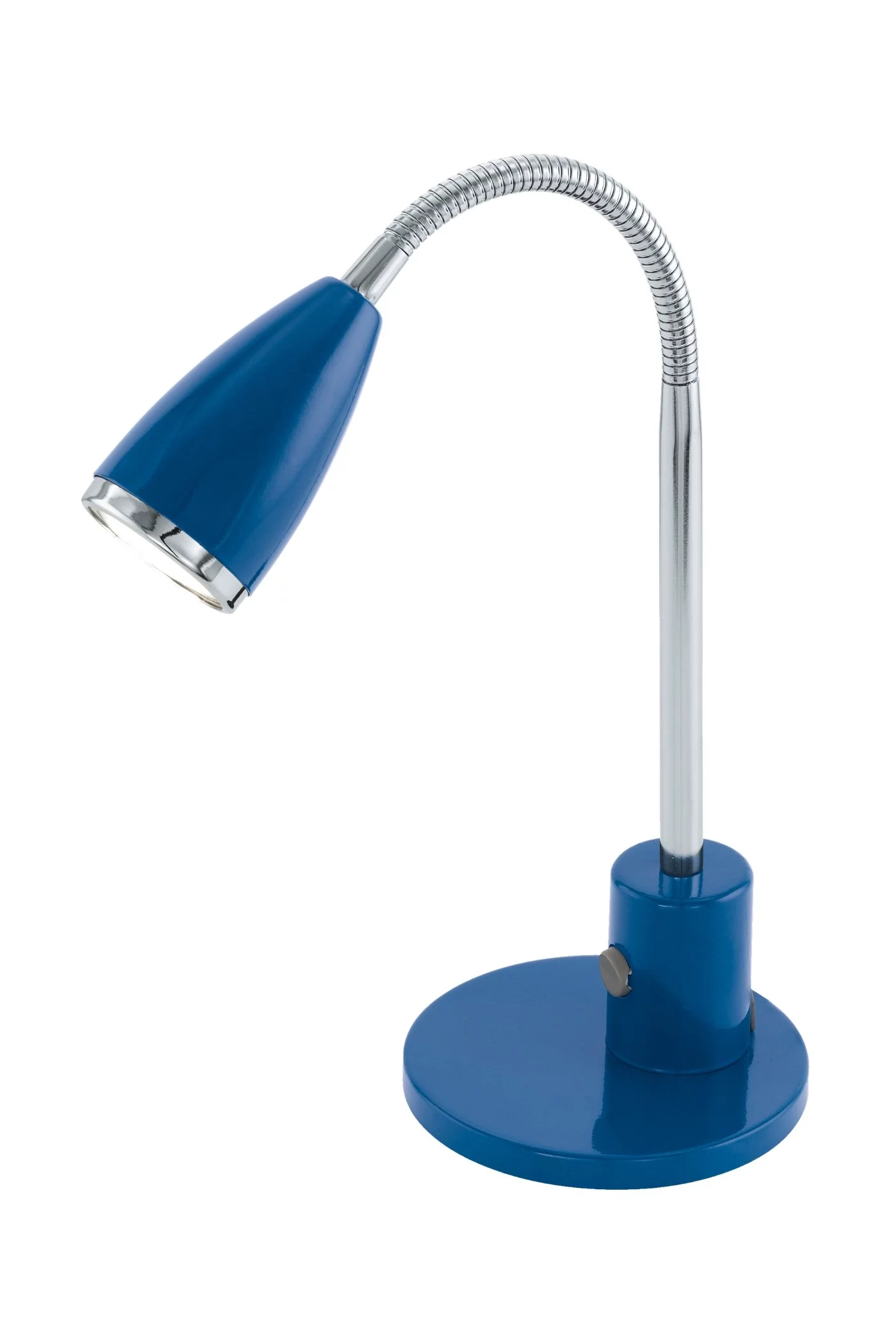   
                        
                        Настольная лампа EGLO (Австрия) 57987    
                         в стиле Скандинавский.  
                        Тип источника света: светодиодная лампа, сменная.                                                 Цвета плафонов и подвесок: Синий.                                                  фото 1