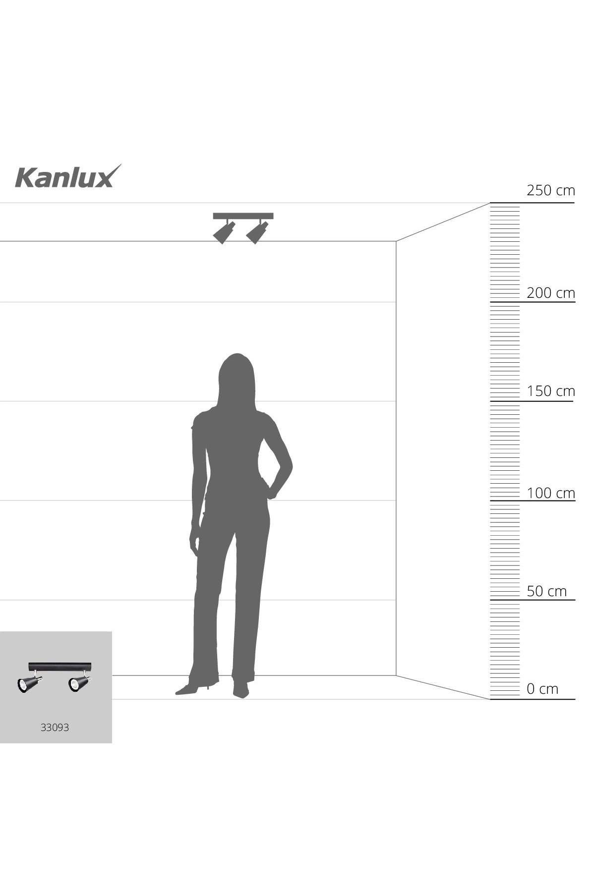   
                        
                        Светильник поворотный KANLUX (Польша) 58193    
                         в стиле Модерн.  
                        Тип источника света: светодиодная лампа, сменная.                         Форма: Прямоугольник.                         Цвета плафонов и подвесок: Черный.                         Материал: Сталь.                          фото 6