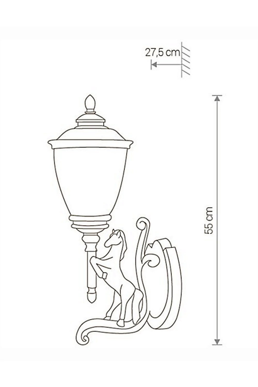   
                        
                        Світильник вуличний NOWODVORSKI (Польща) 58263    
                         у стилі Класика.  
                        Тип джерела світла: світлодіодна лампа, змінна.                                                 Кольори плафонів і підвісок: Білий.                         Матеріал: Скло.                          фото 5