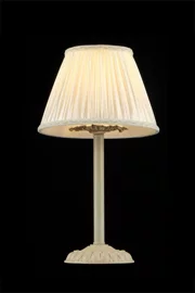   
                        
                        Настольная лампа MAYTONI (Германия) 58526    
                         в стиле Классика, Прованс.  
                        Тип источника света: светодиодная лампа, сменная.                                                 Цвета плафонов и подвесок: Бежевый.                         Материал: Ткань.                          фото 1