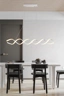   
                        
                        Люстра LAGUNA LIGHTING (Україна) 59479    
                         У стилі Хай-тек, Модерн.  
                        Тип джерела світла: вбудований led-модуль, незмінний.                         Форма: Прямокутник.                         Кольори плафонів і підвісок: Білий.                         Матеріал: Алюміній, Силікон.                          фото 3