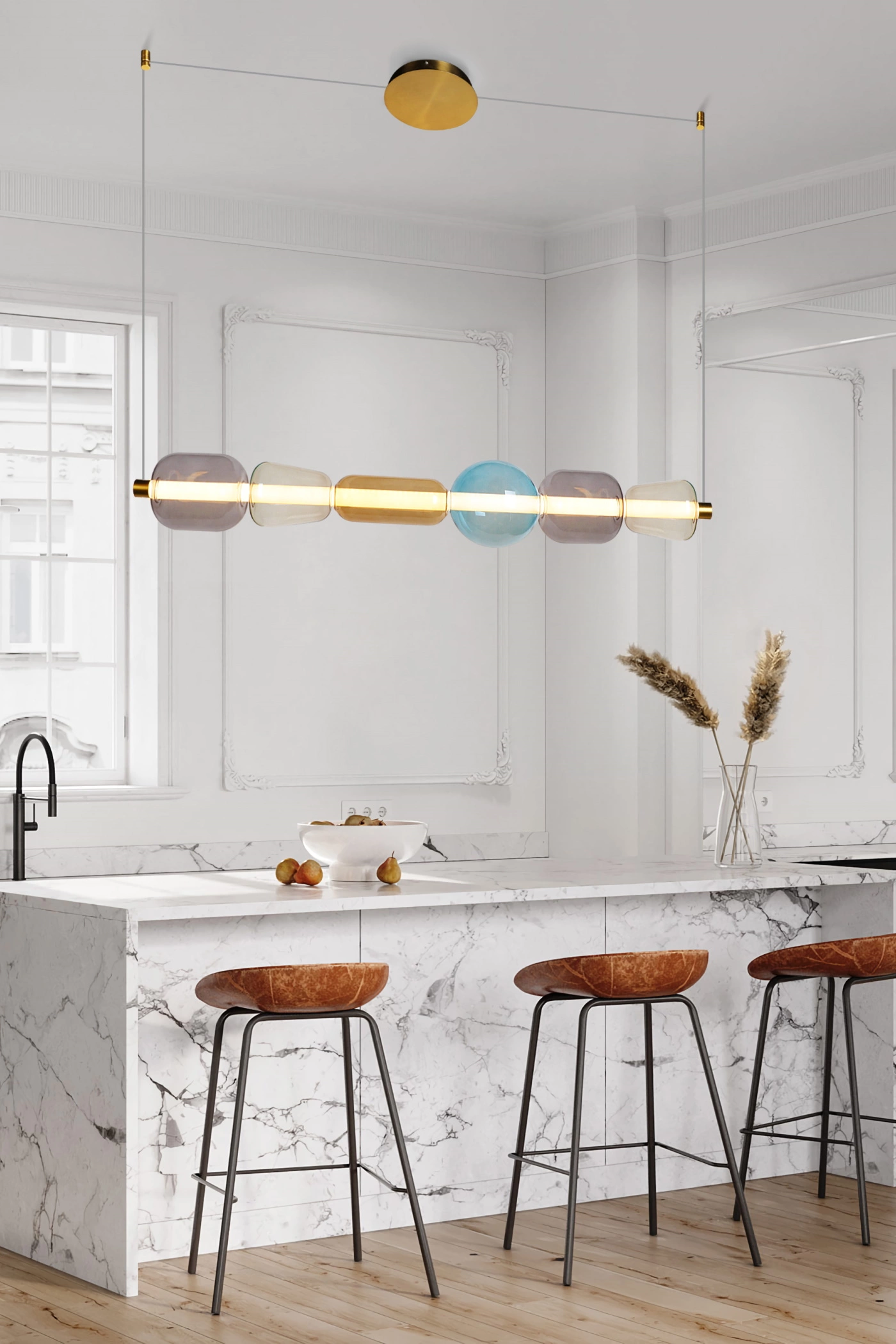   
                        
                        Люстра LAGUNA LIGHTING (Україна) 59544    
                         У стилі Модерн.  
                        Тип джерела світла: вбудований led-модуль, незмінний.                         Форма: Прямокутник.                         Кольори плафонів і підвісок: Прозорий, Сірий, Блакитний.                         Матеріал: Скло.                          фото 3