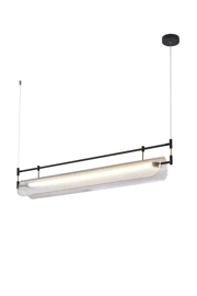   
                        
                        Люстра LAGUNA LIGHTING (Україна) 59548    
                         У стилі Модерн.  
                        Тип джерела світла: вбудований led-модуль, незмінний.                         Форма: Прямокутник.                         Кольори плафонів і підвісок: Прозорий, Чорний.                         Матеріал: Акрил.                          фото 1