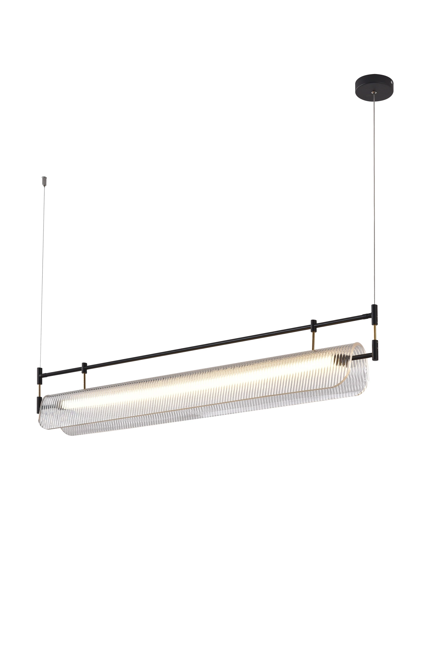   
                        
                        Люстра LAGUNA LIGHTING (Україна) 59548    
                         У стилі Модерн.  
                        Тип джерела світла: вбудований led-модуль, незмінний.                         Форма: Прямокутник.                         Кольори плафонів і підвісок: Прозорий, Чорний.                         Матеріал: Акрил.                          фото 1