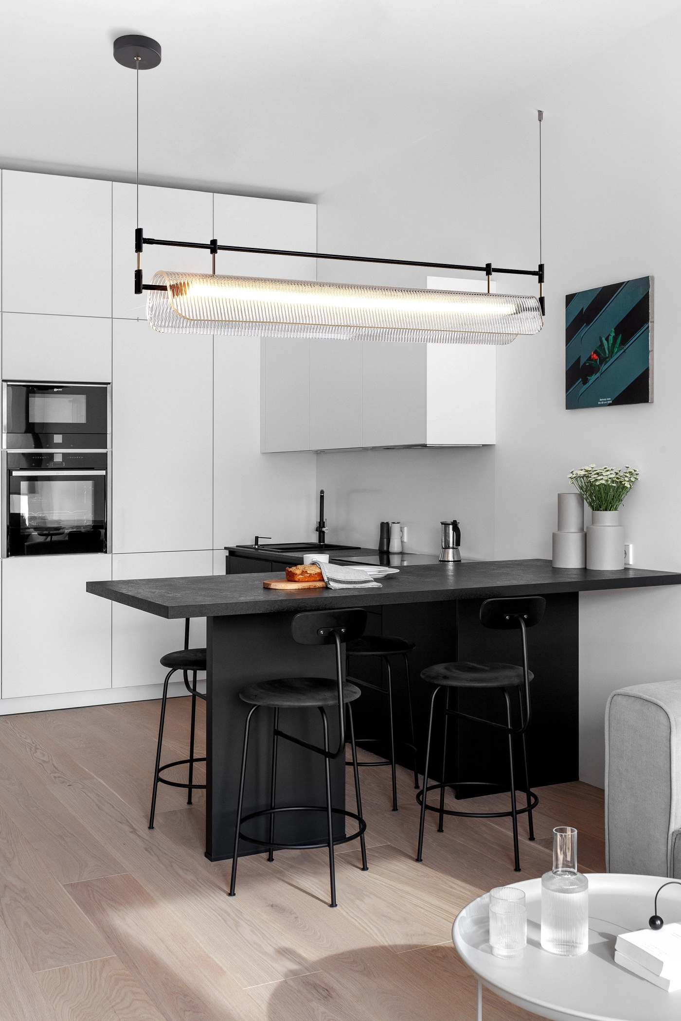   
                        
                        Люстра LAGUNA LIGHTING (Україна) 59548    
                         У стилі Модерн.  
                        Тип джерела світла: вбудований led-модуль, незмінний.                         Форма: Прямокутник.                         Кольори плафонів і підвісок: Прозорий, Чорний.                         Матеріал: Акрил.                          фото 3