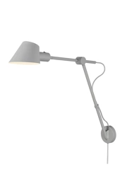   
                        
                        Бра NORDLUX (Дания) 59640    
                         в стиле Хай-тек.  
                        Тип источника света: светодиодная лампа, сменная.                                                 Цвета плафонов и подвесок: Серый.                         Материал: Металл.                          фото 1