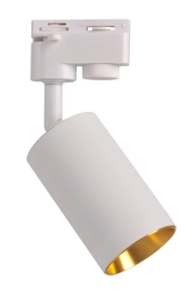  
                        
                        Трековий світильник POLUX (Польща) 59695    
                         у стилі Хай-тек.  
                        Тип джерела світла: світлодіодна лампа, змінна.                                                 Кольори плафонів і підвісок: Білий, Золото.                         Матеріал: Алюміній.                          фото 1