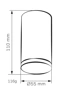   
                        
                        Точечный светильник POLUX (Польша) 59746    
                         в стиле Модерн.  
                        Тип источника света: светодиодная лампа, сменная.                         Форма: Цилиндр.                         Цвета плафонов и подвесок: Черный, Прозрачный.                         Материал: Алюминий, Акрил.                          фото 4
