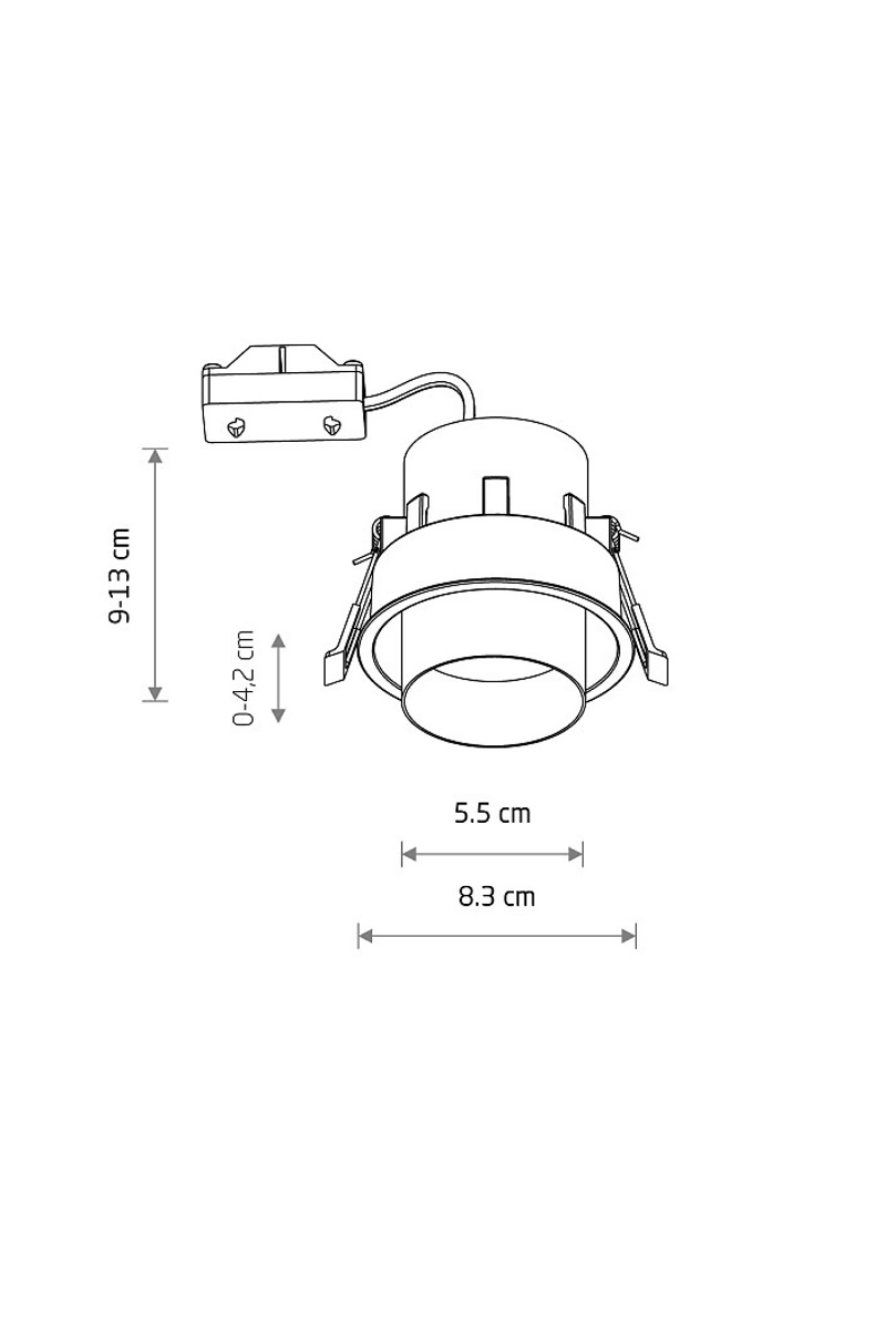   
                        
                        Точковий світильник NOWODVORSKI (Польща) 59812    
                         у стилі Хай-тек.  
                        Тип джерела світла: світлодіодна лампа, змінна.                         Форма: Циліндр.                         Кольори плафонів і підвісок: Білий, Чорний.                         Матеріал: Сталь.                          фото 3
