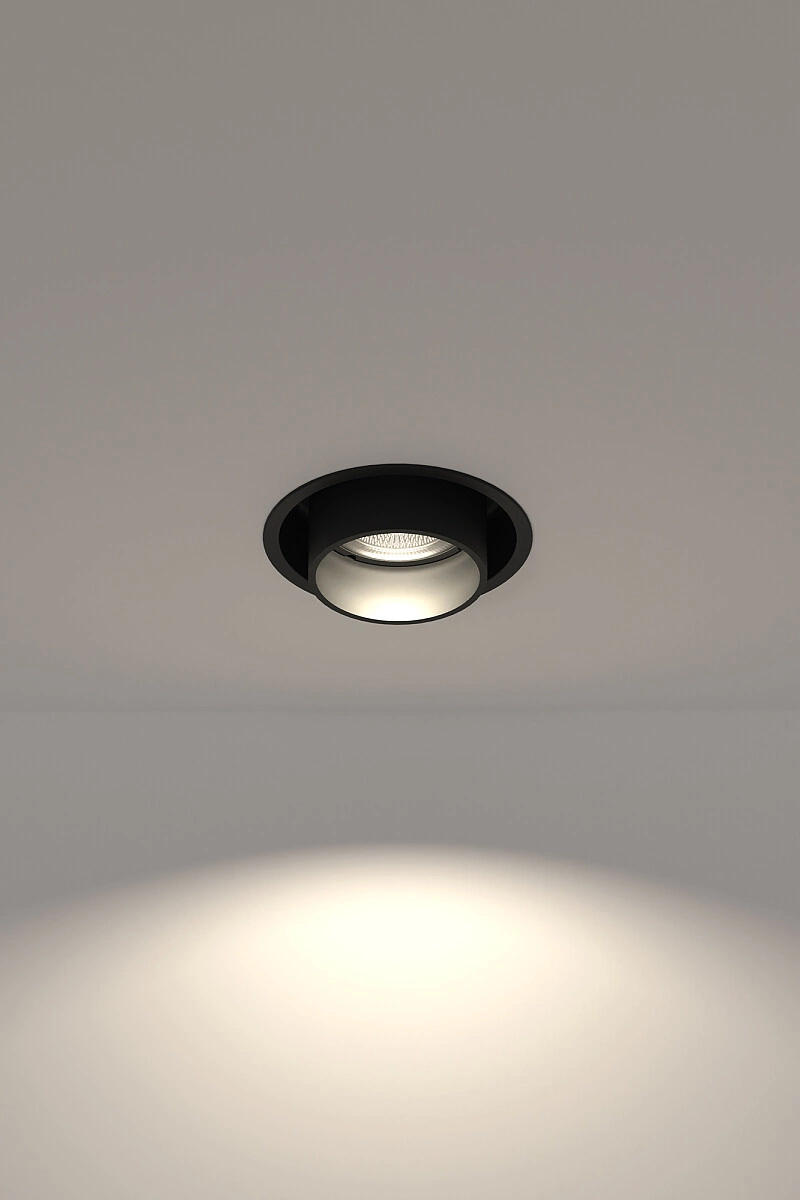   
                        
                        Точечный светильник NOWODVORSKI (Польша) 59815    
                         в стиле Хай-тек.  
                        Тип источника света: светодиодная лампа, сменная.                         Форма: Цилиндр.                         Цвета плафонов и подвесок: Черный.                         Материал: Сталь.                          фото 2